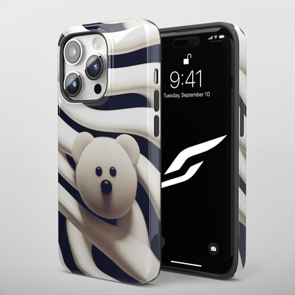 Zebra Print Teddy Bear (iPhone Case 11-15)Zebra Print Teddy Bear Phone Case for iPhone 11-15: Combining Glossy Elegance with Shockproof Functionality
Dive into the Exotic World of Zebra Patterns:
Get mesmeriRimaGallery