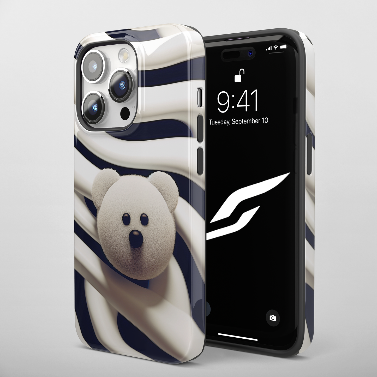 Zebra Print Teddy Bear (iPhone MagSafe Case)Zebra Print Teddy Bear MagSafe Durable Case: Style Meets Protection 📱✨
Upgrade your device with Rima Gallery's Zebra Print Teddy Bear MagSafe Durable Case. This casRimaGallery