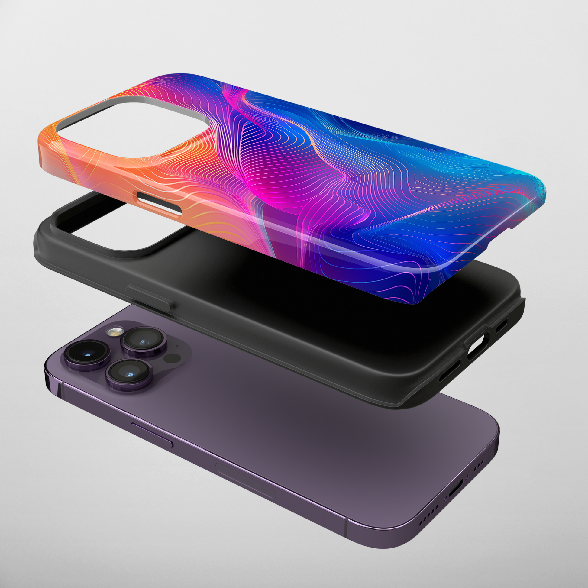 Colorflow Essence (iPhone Case 11-15)Elevate your iPhone experience with RIMA's Tough Phone Case, designed for iPhone 11 to 15 include modles pro and max. Double-layer defense and premium materials provRimaGallery