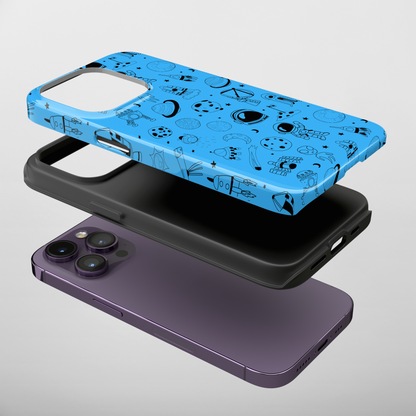 Cosmic Playground (iPhone Case 11-15)Shop RIMA Tough Phone Case for iPhone 11-15: Ultimate protection with double-layer defense, glossy finish, and wireless charging compatibility. Urban and weather-resRimaGallery