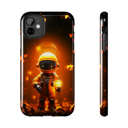 Yellow Astronaut Robot (iPhone Case 11-15)Discover the perfect balance of style and safety with RIMA's Tough Phone Case for iPhone 11, 12, 13, 14, 15 . Enjoy enhanced protection with a stylish glossy finish.RimaGallery