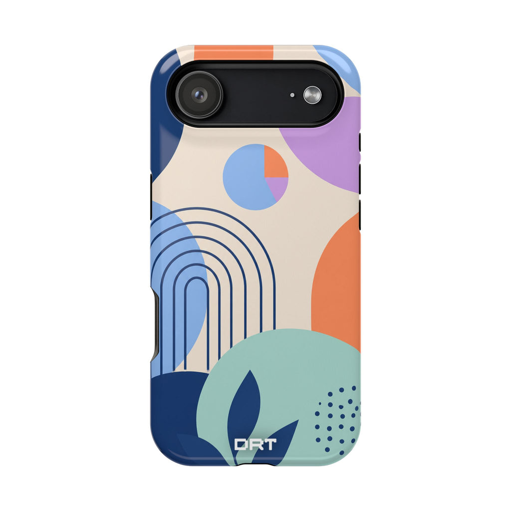 Abstract Geometric Magnetic Impact Phone Case
