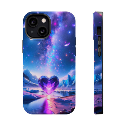 Galactic Heartbeat (iPhone MagSafe Case)Galactic Heartbeat MagSafe Durable Case: Style Meets Protection 📱✨
Upgrade your device with Rima Gallery's Galactic Heartbeat MagSafe Durable Case. This case isn’t RimaGallery