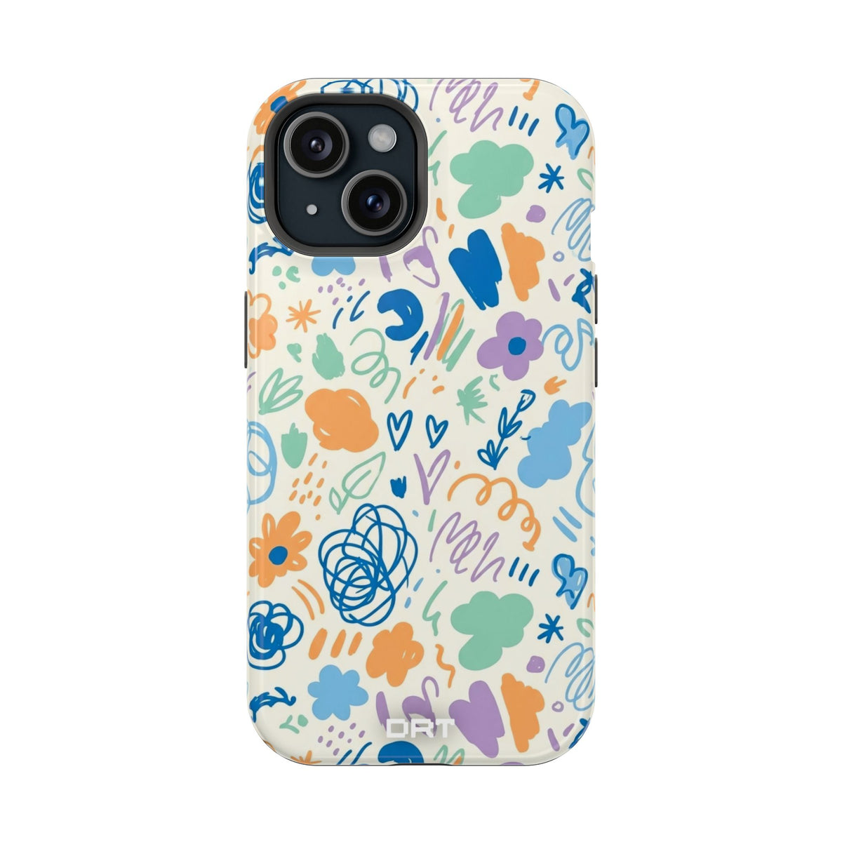 Doodle Garden Tough MagSafe Case for iPhone 13–17