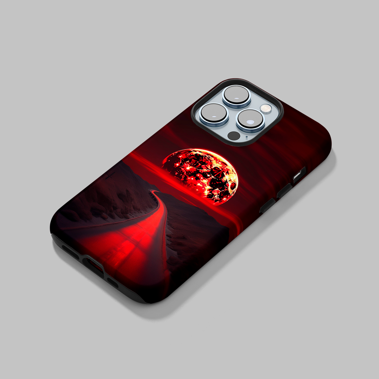 Crimson Eclipse (iPhone Case 11-16)