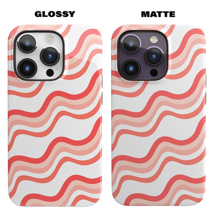 Wavy Stripes Pattern (iPhone MagSafe Case)Elevate your iPhone's style with the Wavy Stripes Pattern MagSafe Case, offering robust protection, MagSafe compatibility, and a choice of matte or glossy finish. PeRimaGallery