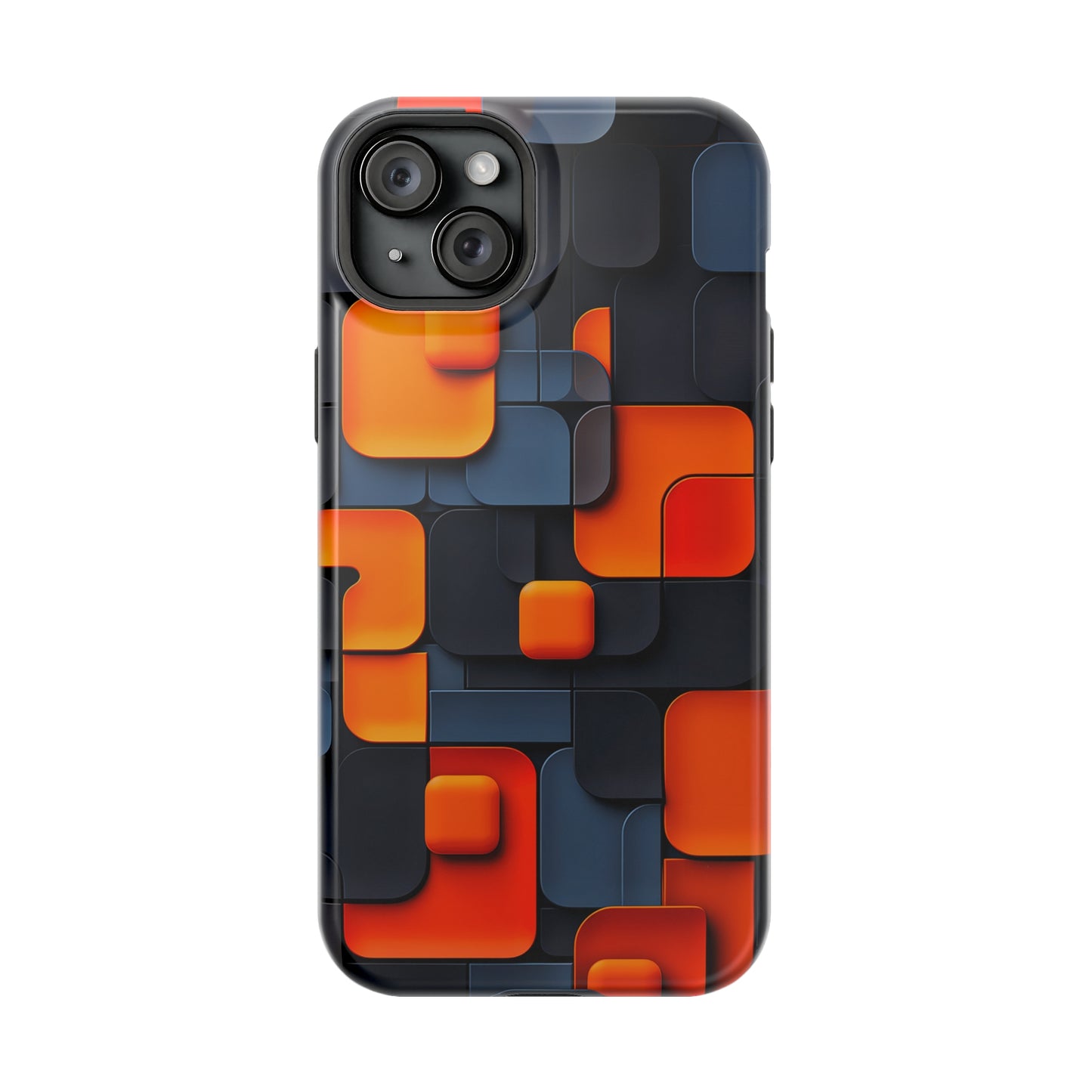 Tangerine Grid (iPhone MagSafe Case)Embrace sophistication with our MagSafe Case for iPhone 13-15: Sleek, durable, and MagSafe-ready for seamless style and unmatched protection.RimaGallery