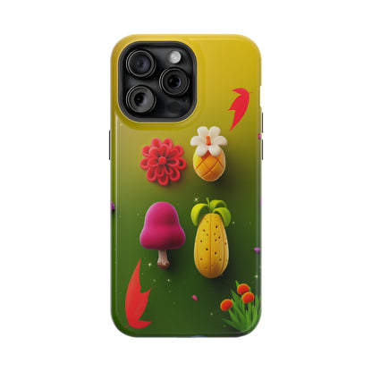 Whimsy Garden (iPhone MagSafe Case)Rima Gallery presents the exclusive Psychedelic Flow MagSafe Durable Case For iphone 13, 14, 15, Pro, Max. Upgrade to our iPhone 13-15 MagSafe Case: Dual-layer proteRimaGallery