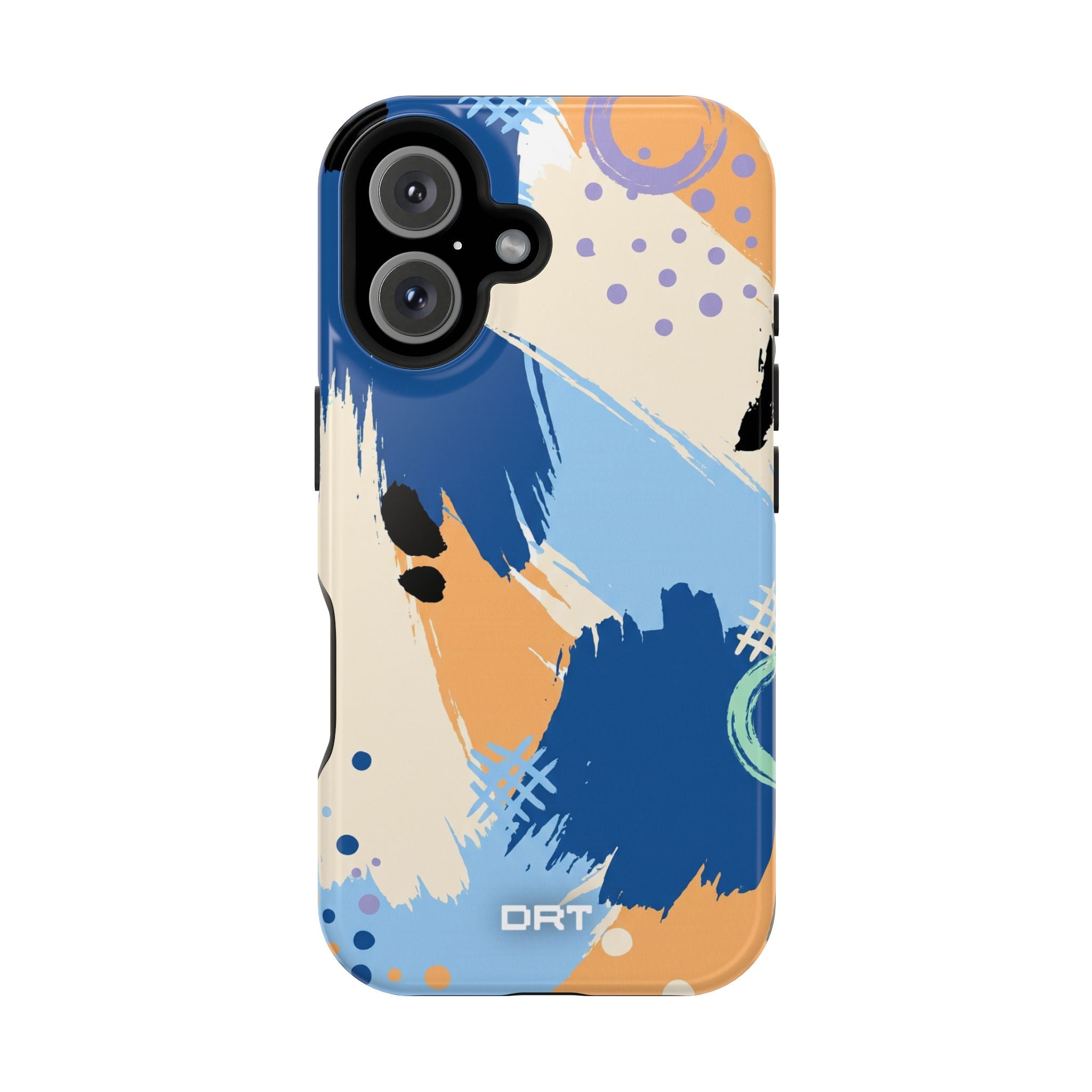 Abstract Brushstroke Magnetic Impact-Resistant Phone Case