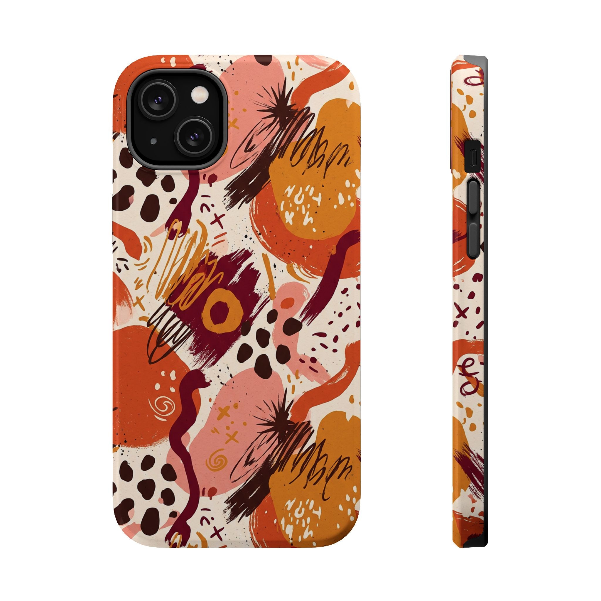 Abstract Autumn Doodle Magnetic Impact-Resistant Phone Case