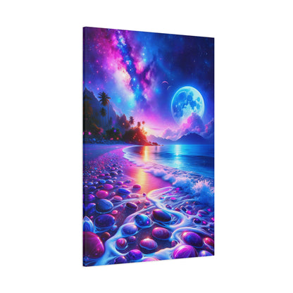 Moonglade Mirage (Canvas)Moonglade Mirage (Canvas  Matte finish, stretched, with a depth of 1.25 inches)Make an art statement with RimaGallery's ethically produced canvases. Sustainably sourRimaGallery