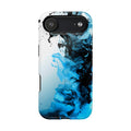 Blue Ink Swirl Magnetic Impact-Resistant Phone Case