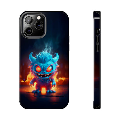 Fiery Monster (iPhone Case 11-15)Protect and personalize your iPhone 11, 12, 13, 14, &amp; 15 with RIMA's Tough Phone Case. Featuring robust materials, sleek design, and compatibility with wireless RimaGallery