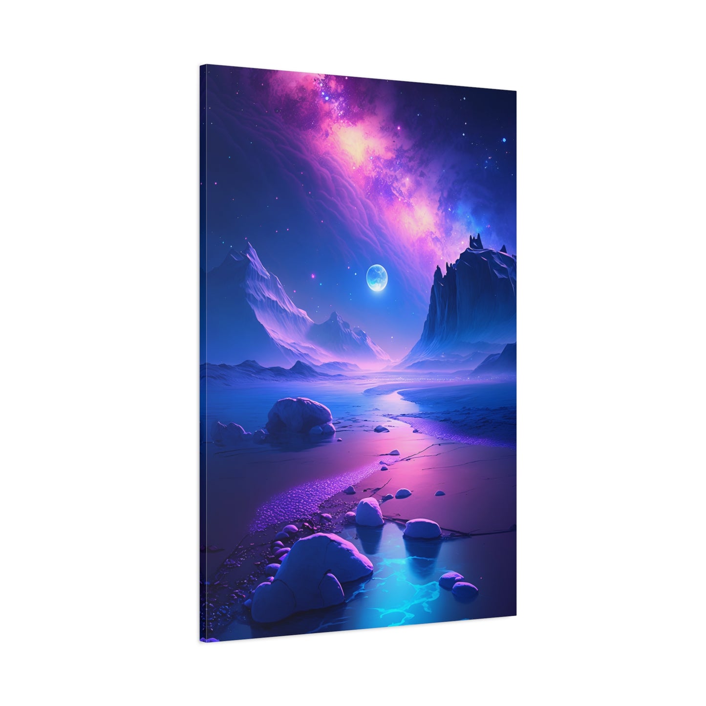 Celestial Shoreline (Canvas)Celestial Shoreline (Canvas  Matte finish, stretched, with a depth of 1.25 inches)
Struggling with low-quality canvases? Switch to RimaGallery! Our canvases are moreRimaGallery