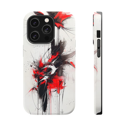 Ebony Flare (iPhone MagSafe Case)Rima Gallery presents the exclusive Psychedelic Flow MagSafe Durable Case For iphone 13, 14, 15, Pro, Max. Upgrade to our iPhone 13-15 MagSafe Case: Dual-layer proteRimaGallery