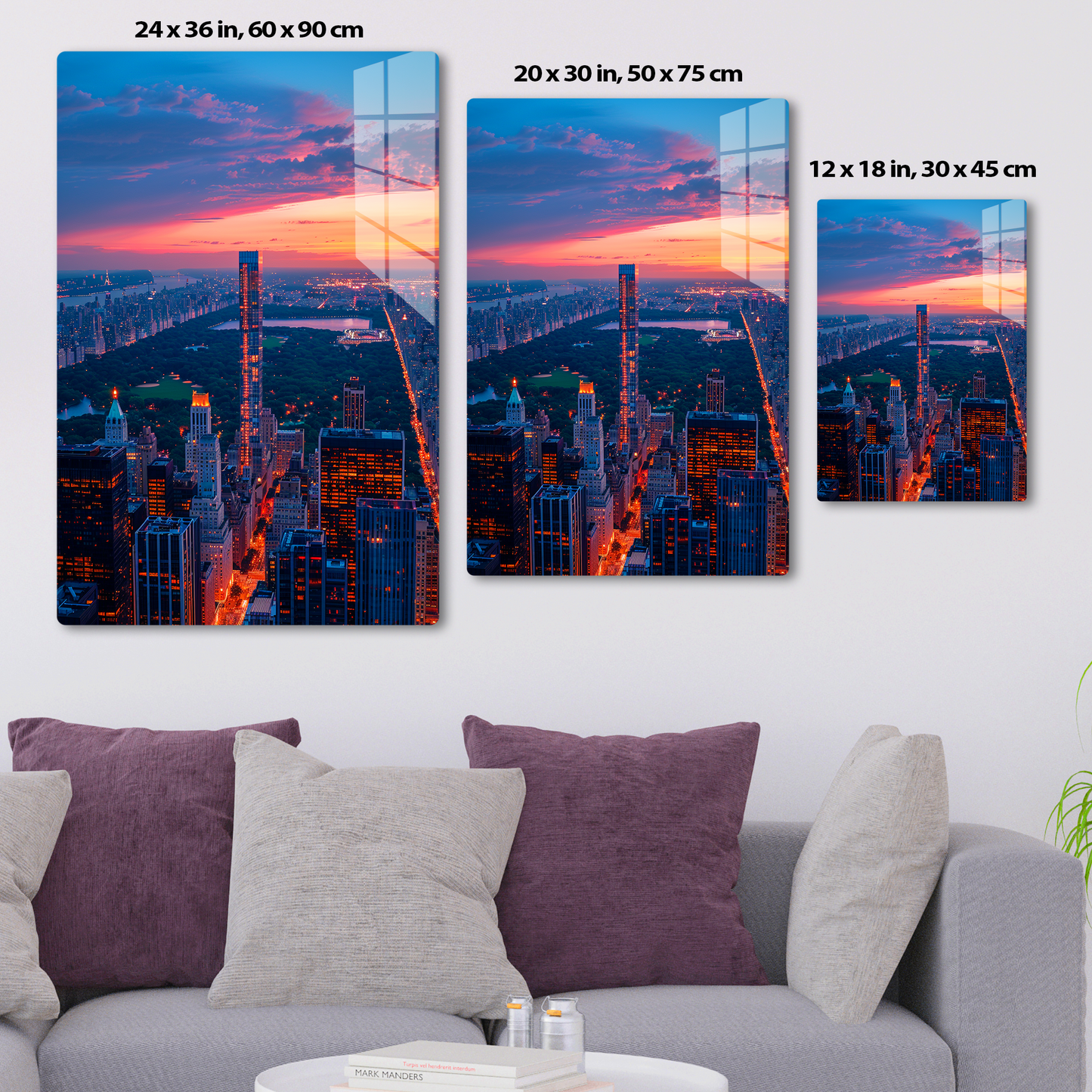 Twilight Cityscape (Acrylic)