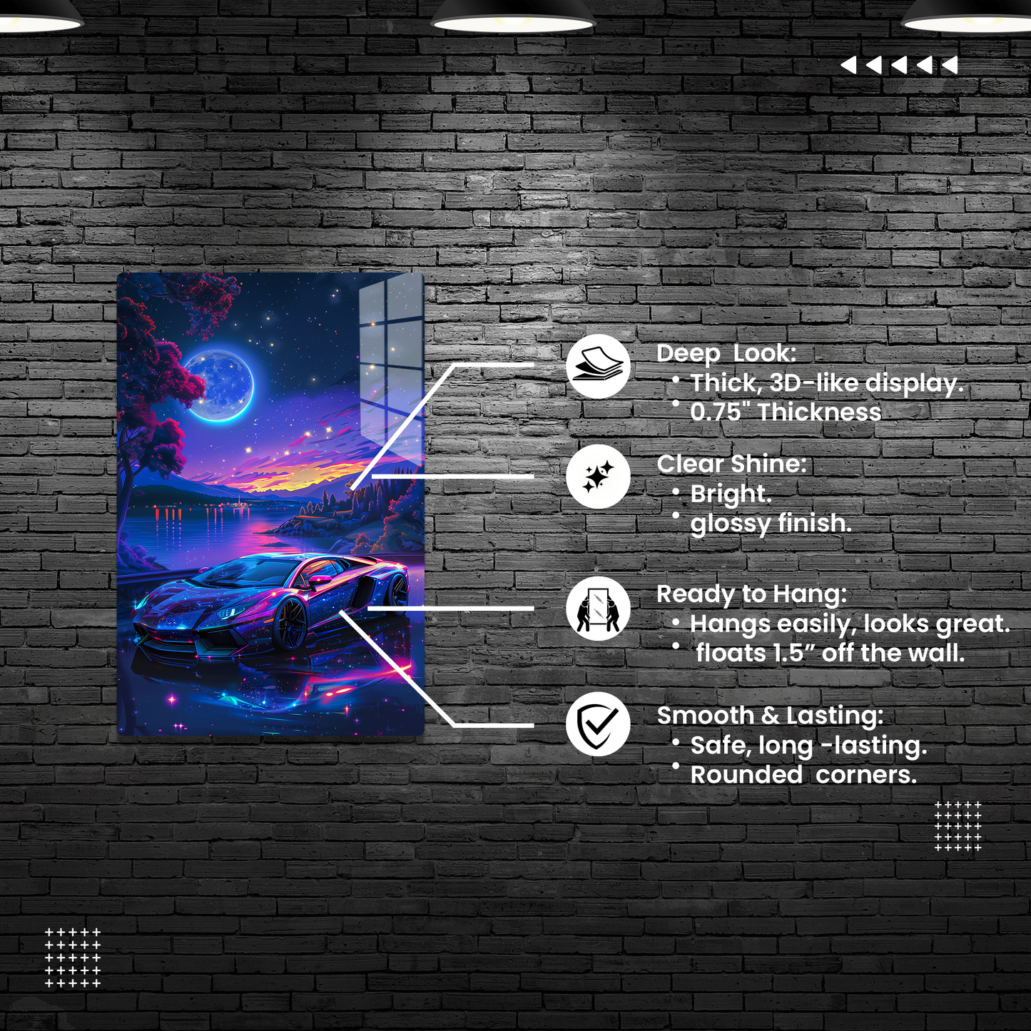 Cosmic Cruise (Acrylic)Embrace sophistication with 'Cosmic Cruise' in acrylic from RimaGallery. Modern elegance meets durability for art lovers. Free US shipping. Shop now!RimaGallery