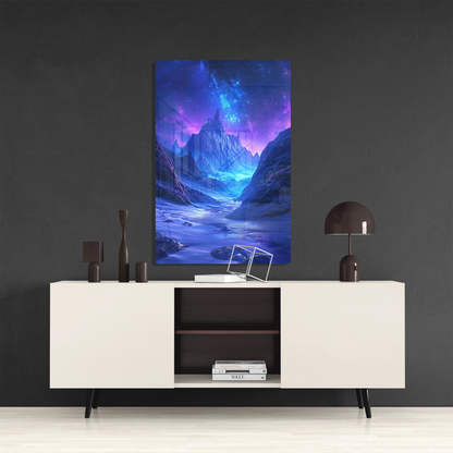 Starry Summit (Acrylic)Immerse in luxury with our Dazzling Acrylic Prints Water Flame. Transform your space with this glass-like masterpiece. A visual delight awaits! 🖼️✨RimaGallery