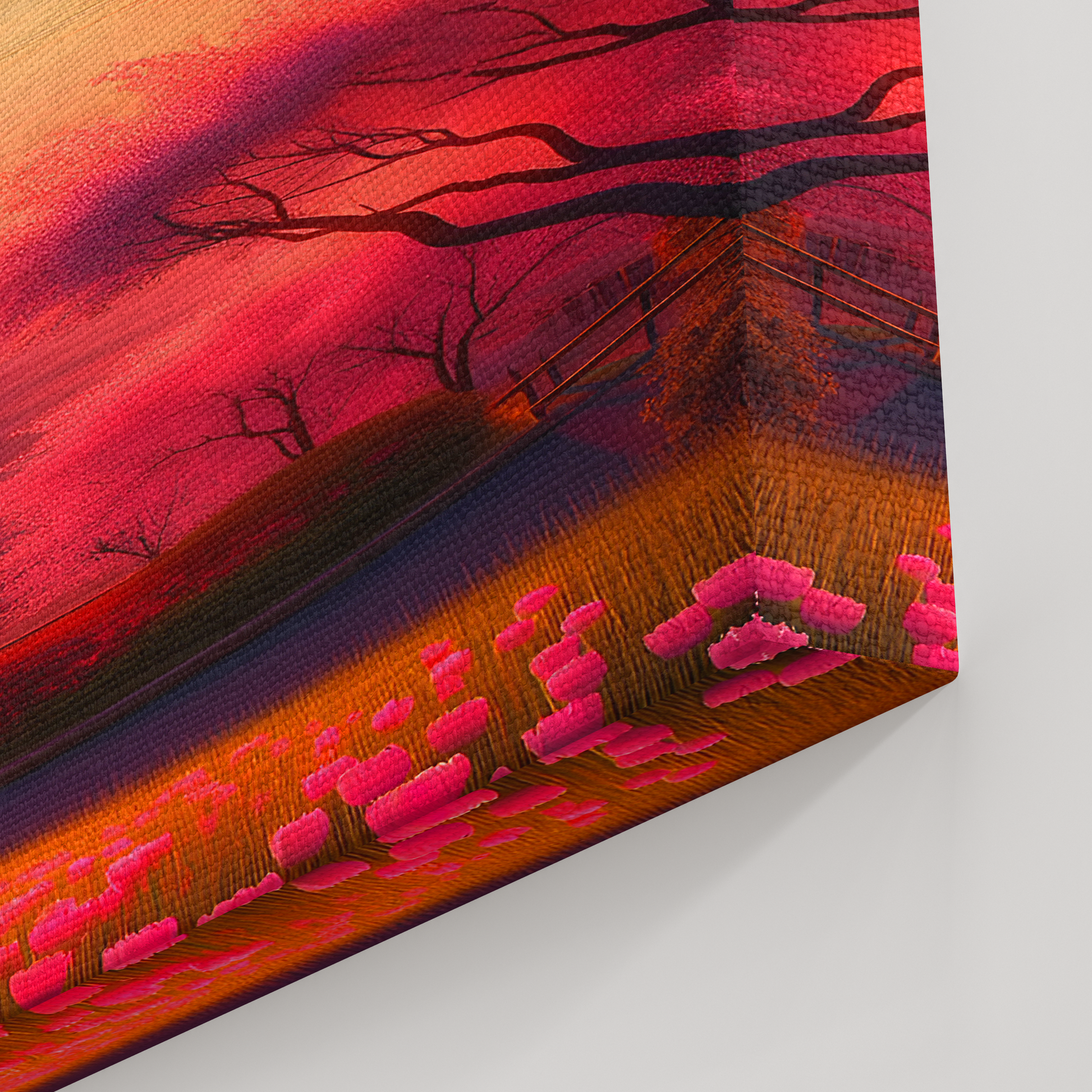 Crimson Fuji Dawn (Canvas)Crimson Fuji Dawn (Canvas  Matte finish, stretched, with a depth of 1.25 inches)
RimaGallery canvases - ethically produced art to elevate your space. Sustainably souRimaGallery