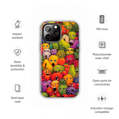 Fruits with Faces (iPhone Case 11-15)
