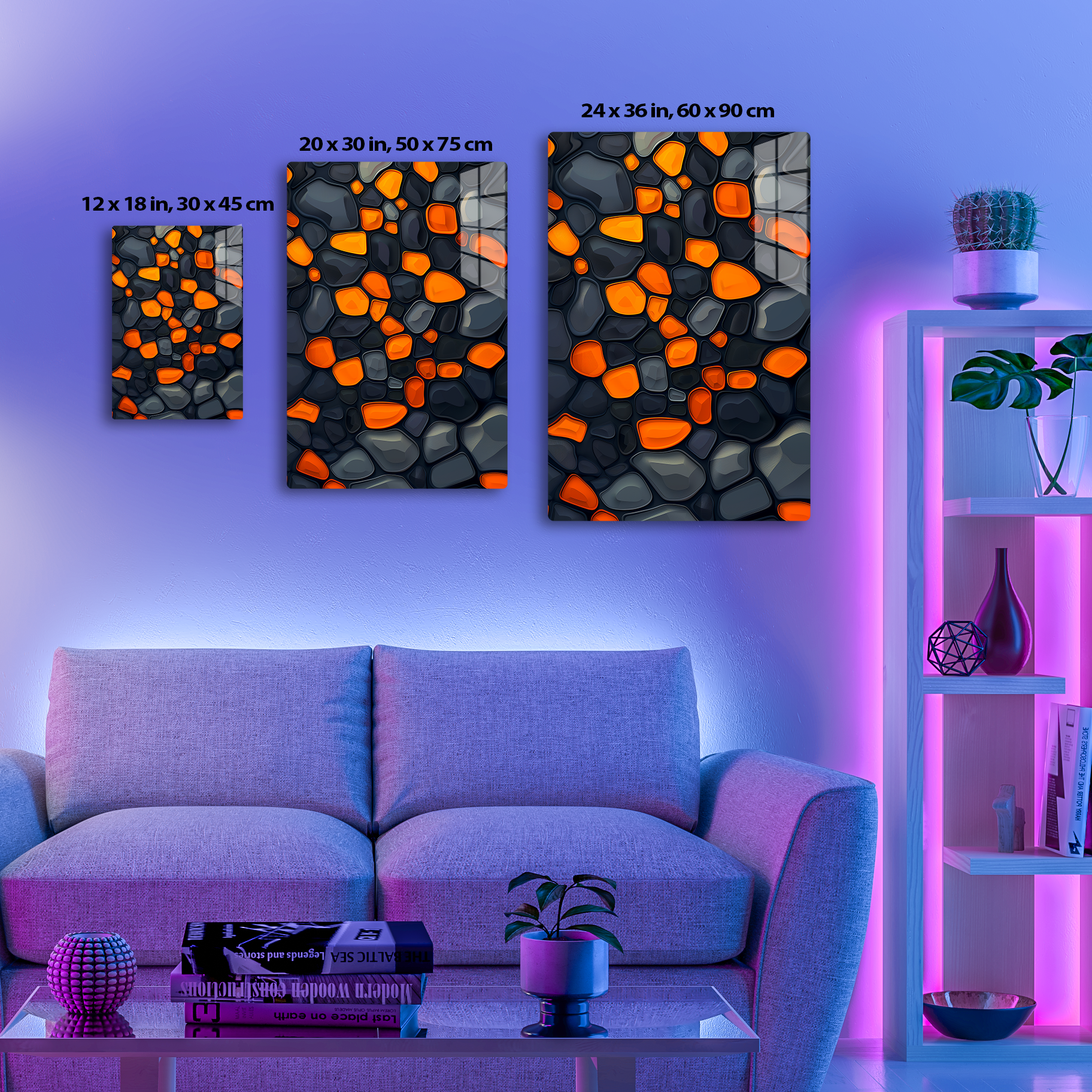 Amber Mosaic (Acrylic)Elevate your space with our sophisticated Acrylic Prints, blending modern art with durability. Perfect for art lovers and design enthusiasts, our prints offer vibranRimaGallery