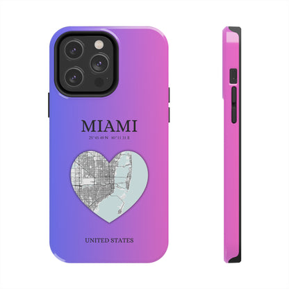 Miami Heartbeat - Magenta (iPhone Case 11-15)Elevate your iPhone's style with Rima's Miami Heartbeat case. Sleek, durable protection for models 11-15. Free US shipping.RimaGallery