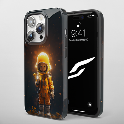 Astronaut Boy in Space (iPhone Case 11-15)