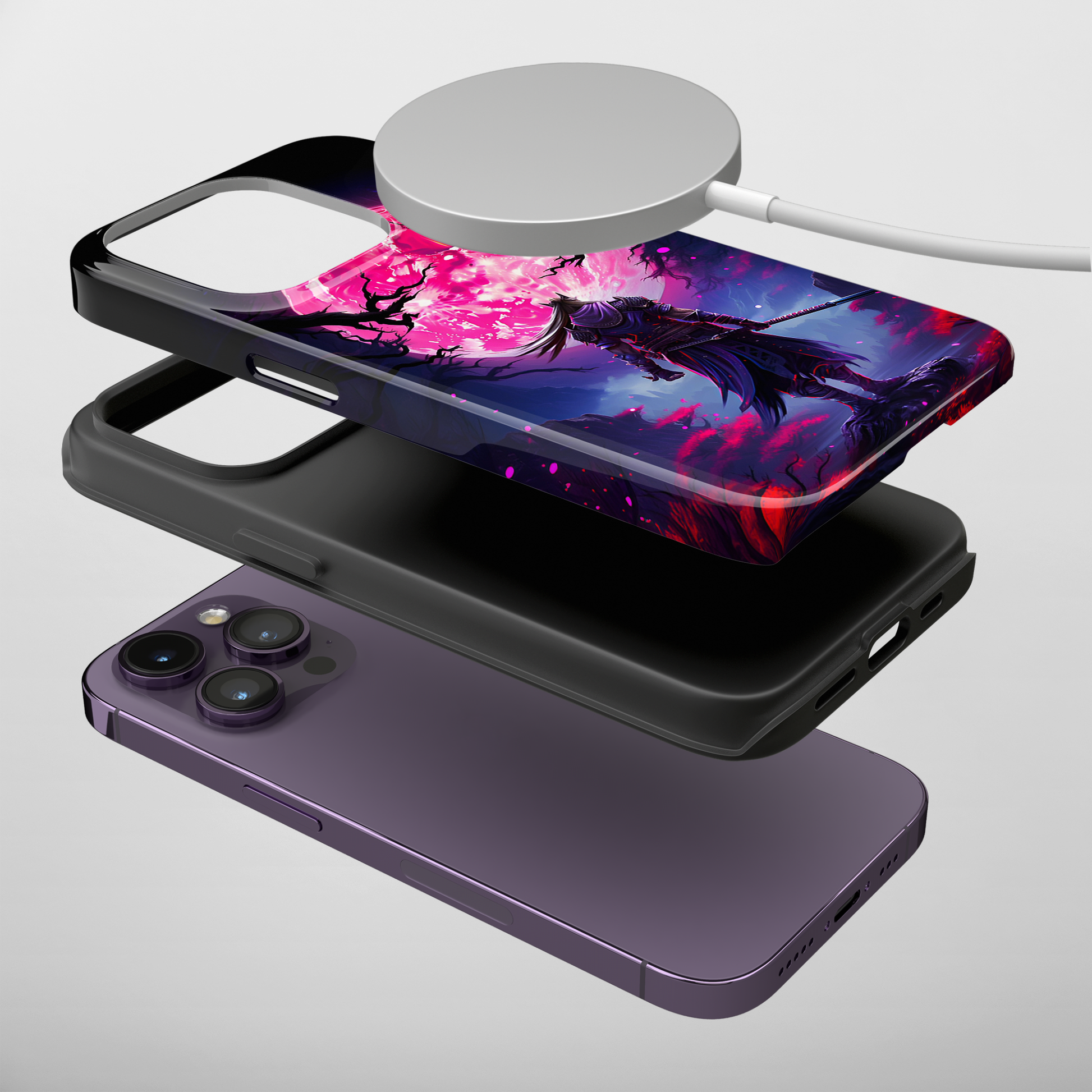 Crimson Moon Warrior (iPhone MagSafe Case)Crimson Moon Warrior MagSafe Durable Case: Style Meets Protection 📱✨
Upgrade your device with Rima Crimson Moon Warrior MagSafe Durable Case. This case isn’t just aRimaGallery