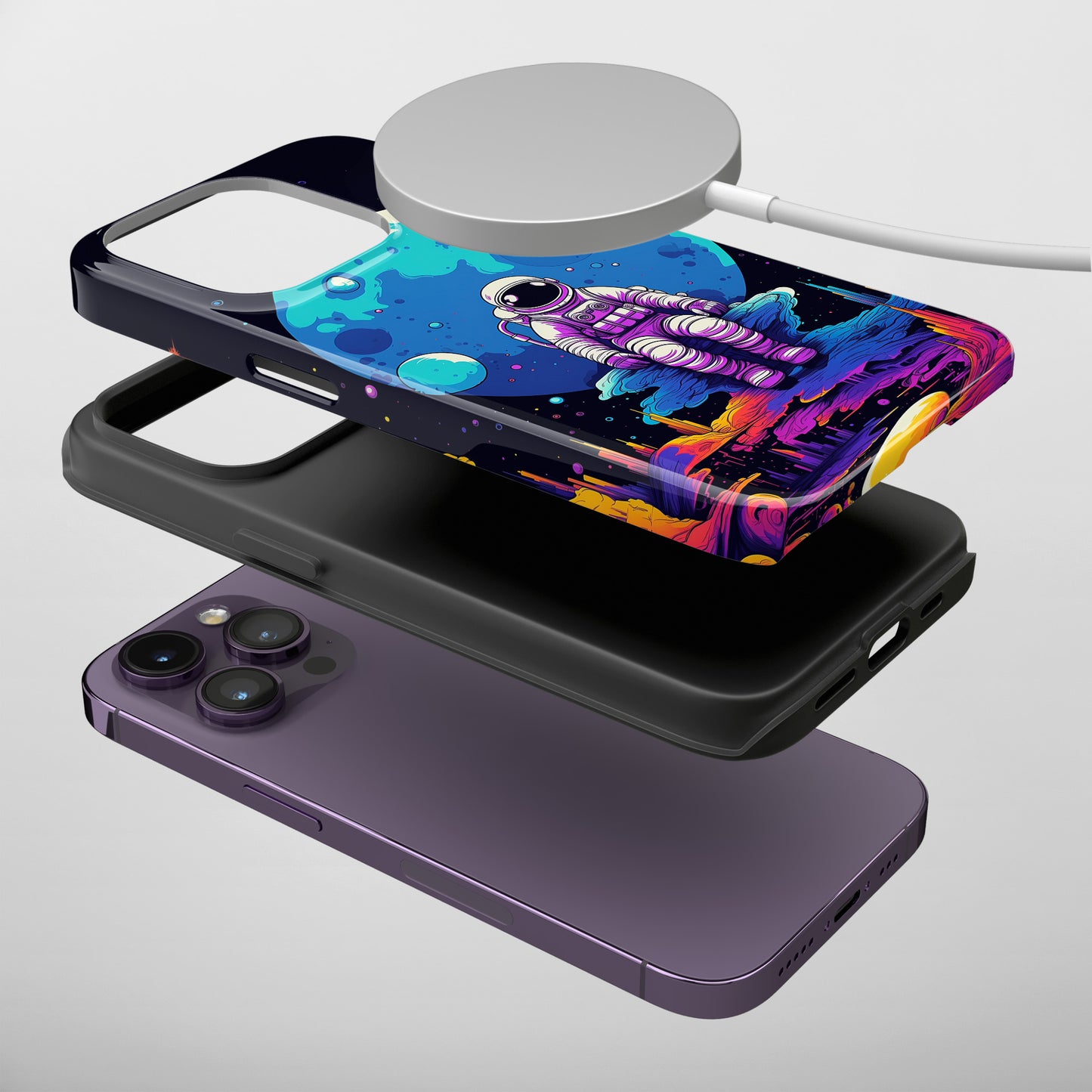 Orbiting Dreamer (iPhone MagSafe Case)Orbiting Dreamer MagSafe Durable Case: Style Meets Protection 📱✨
Upgrade your device with Rima Gallery's Orbiting Dreamer MagSafe Durable Case. This case isn’t justRimaGallery