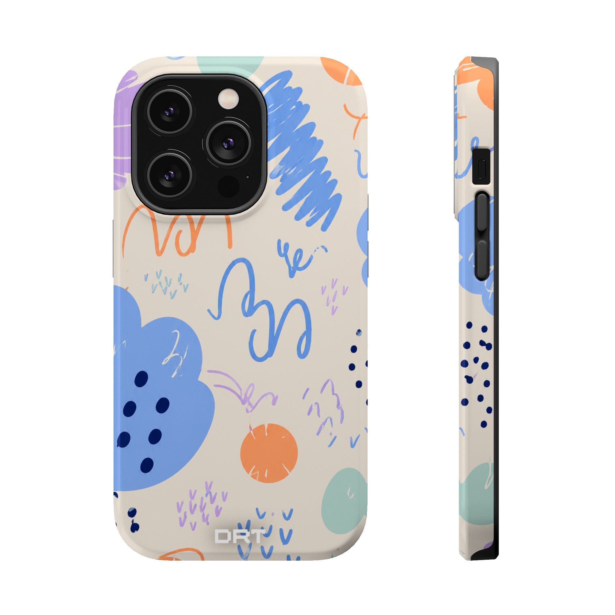 Abstract Doodle Magnetic Impact Phone Case