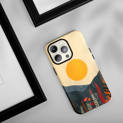 Amber Serenity (iPhone MagSafe Case)Rima Gallery presents the exclusive Psychedelic Flow MagSafe Durable Case For iphone 13, 14, 15, Pro, Max. Discover elegance with our iPhone 13-15 MagSafe Case: LighRimaGallery