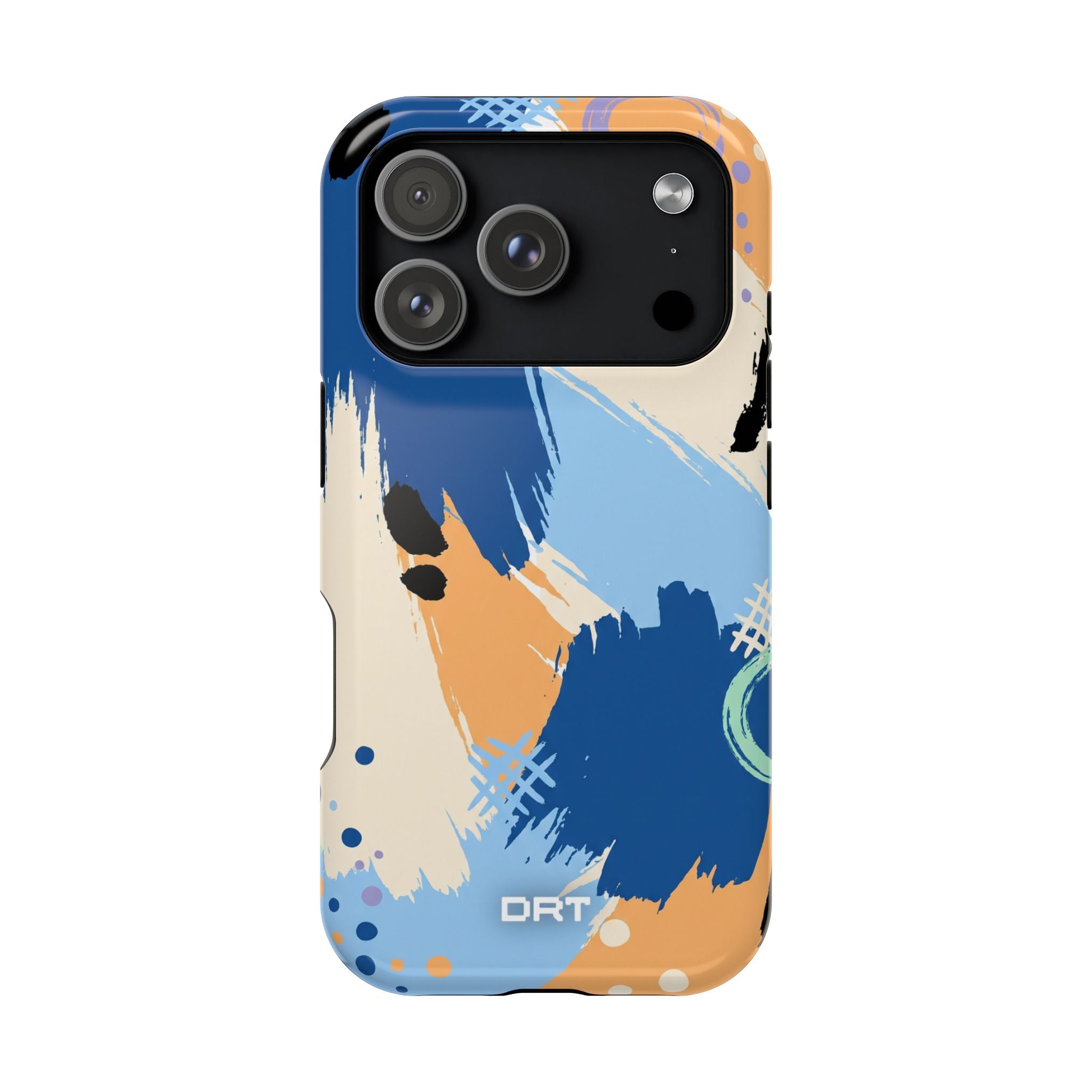 Abstract Brushstroke Magnetic Impact-Resistant Phone Case