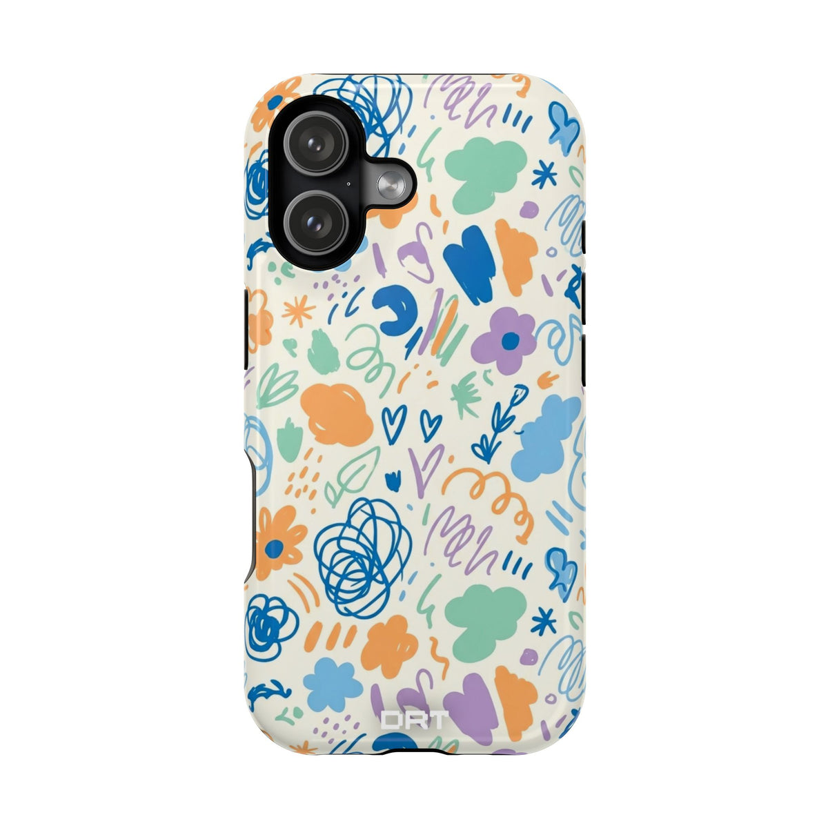 Doodle Garden Tough MagSafe Case for iPhone 13–17