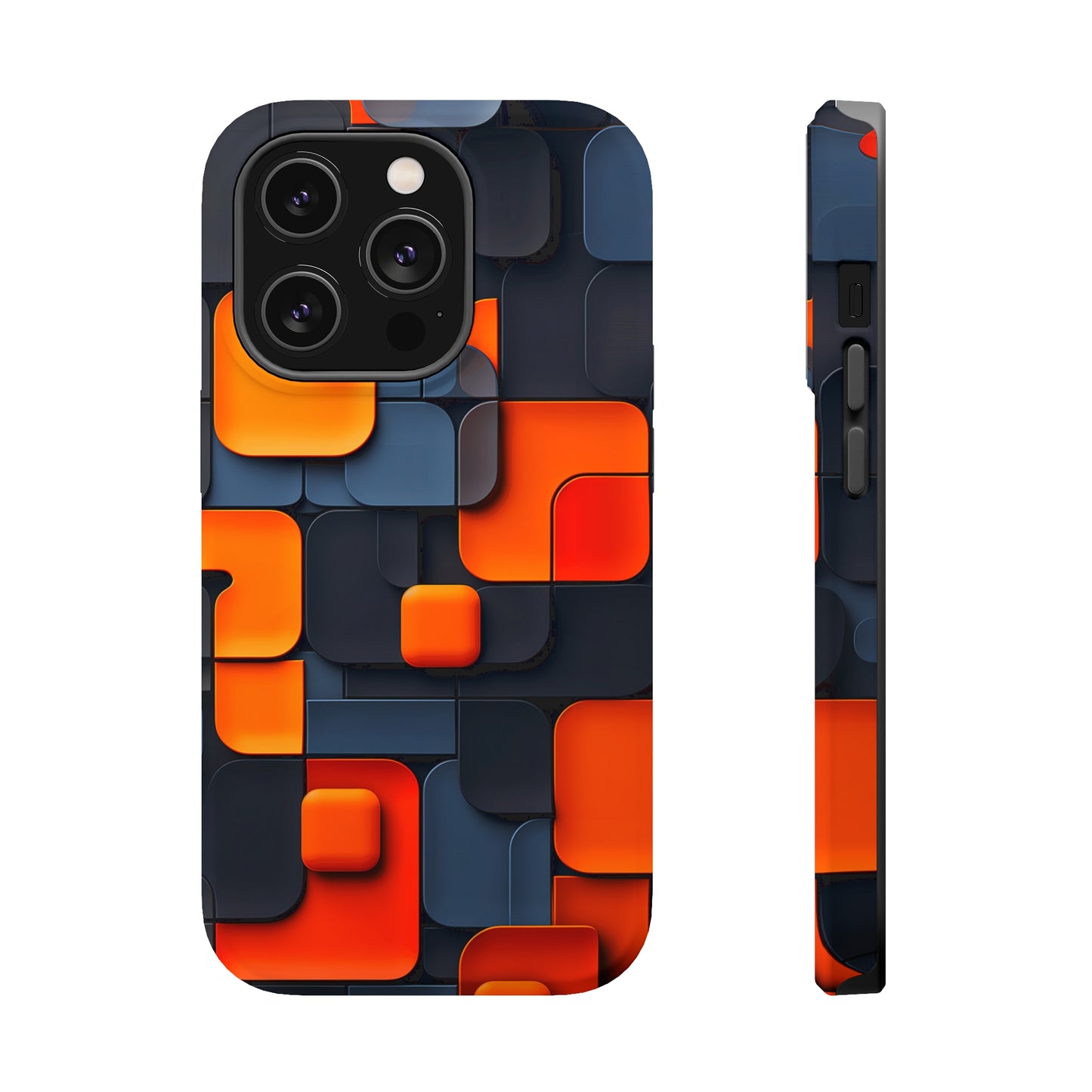 Tangerine Grid (iPhone MagSafe Case)Embrace sophistication with our MagSafe Case for iPhone 13-15: Sleek, durable, and MagSafe-ready for seamless style and unmatched protection.RimaGallery