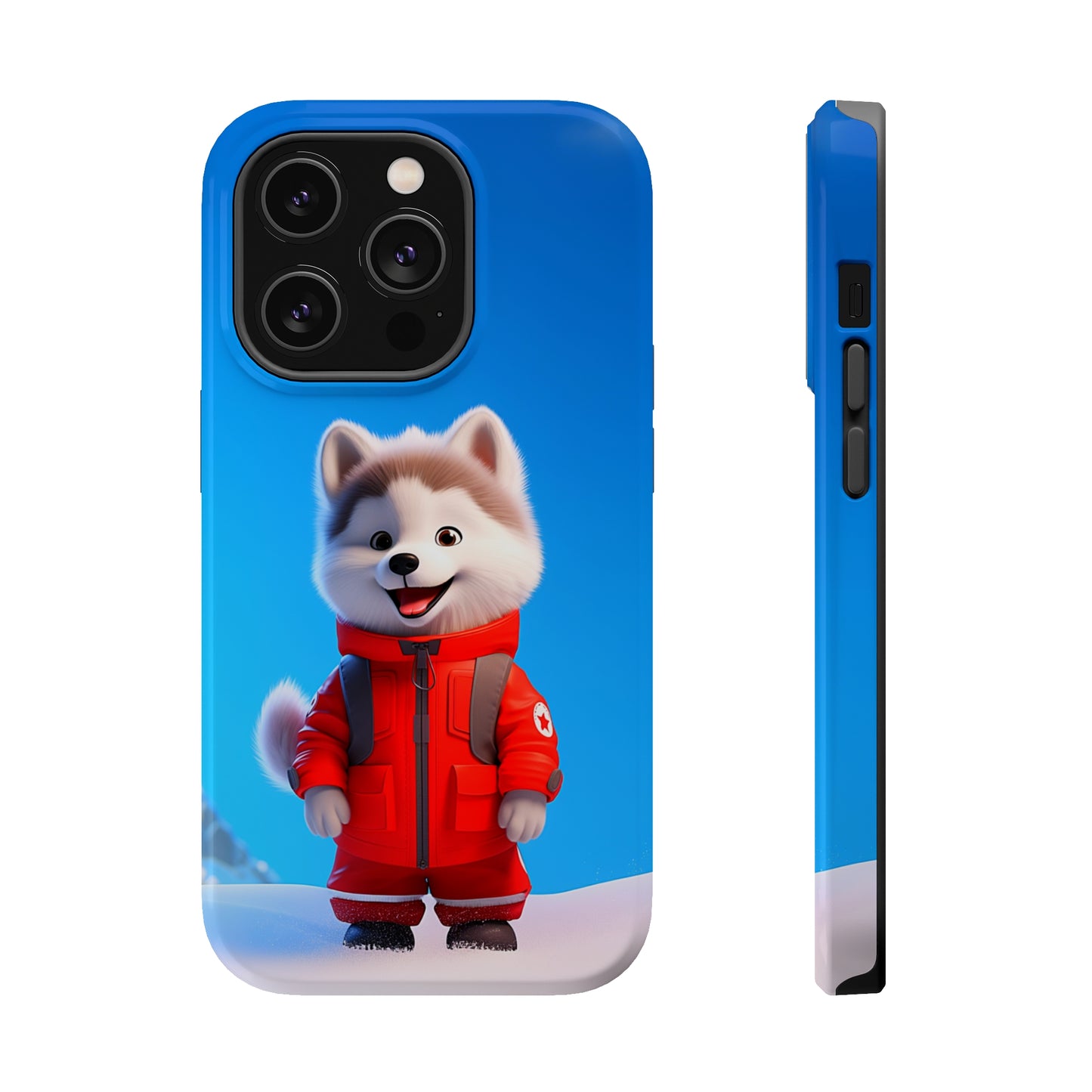 Tiny Ski Portal Husky (iPhone MagSafe Case)Tiny Ski Portal Husky MagSafe Durable Case: Style Meets Protection 📱✨
Upgrade your device with Rima Gallery's Tiny Ski Portal Husky MagSafe Durable Case. This case RimaGallery