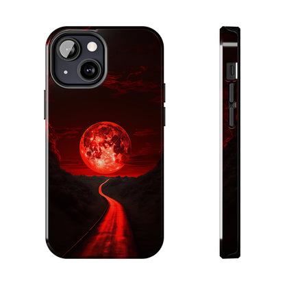 Crimson Pathway (iPhone Case 11-15)Stand out with RIMA Tough Phone Case for iPhone 11-15. A perfect blend of style &amp; resilience, featuring a sleek design and robust protection. Made from eco-frienRimaGallery