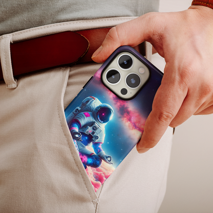 Stardust Meditation (iPhone Case 11-15)RIMA Tough Phone Case: Your iPhone's Perfect Armor! Tailored for iPhone 11-15, offering elegant design and robust protection. Embrace the fusion of technology and suRimaGallery