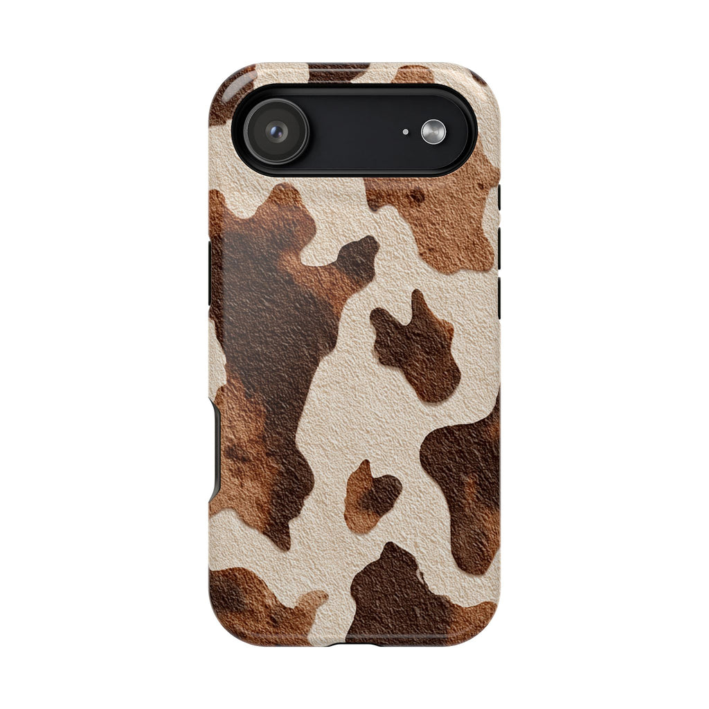 Cowhide Pattern Magnetic Impact-Resistant Phone Case