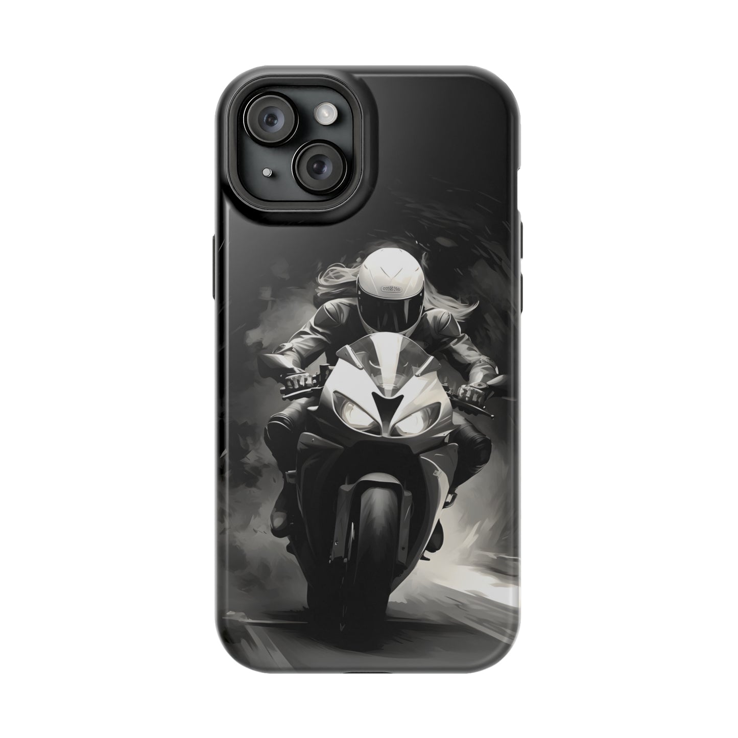 Female Night Biking (iPhone MagSafe Case)Female Night Biking MagSafe Durable Case: Style Meets Protection 📱✨
Upgrade your device with Rima Gallery's Female Night Biking MagSafe Durable Case. This case isn’RimaGallery