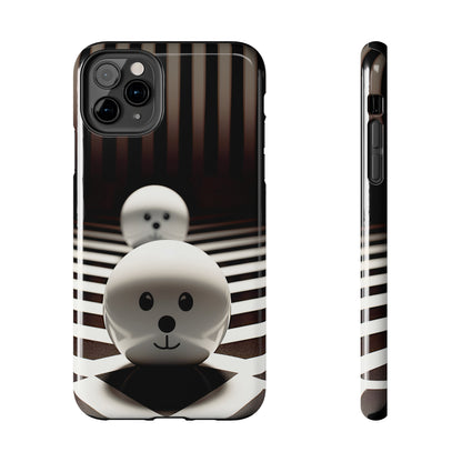 Black and White Blobs (iPhone Case 11-15)