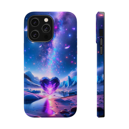 Galactic Heartbeat (iPhone MagSafe Case)Galactic Heartbeat MagSafe Durable Case: Style Meets Protection 📱✨
Upgrade your device with Rima Gallery's Galactic Heartbeat MagSafe Durable Case. This case isn’t RimaGallery