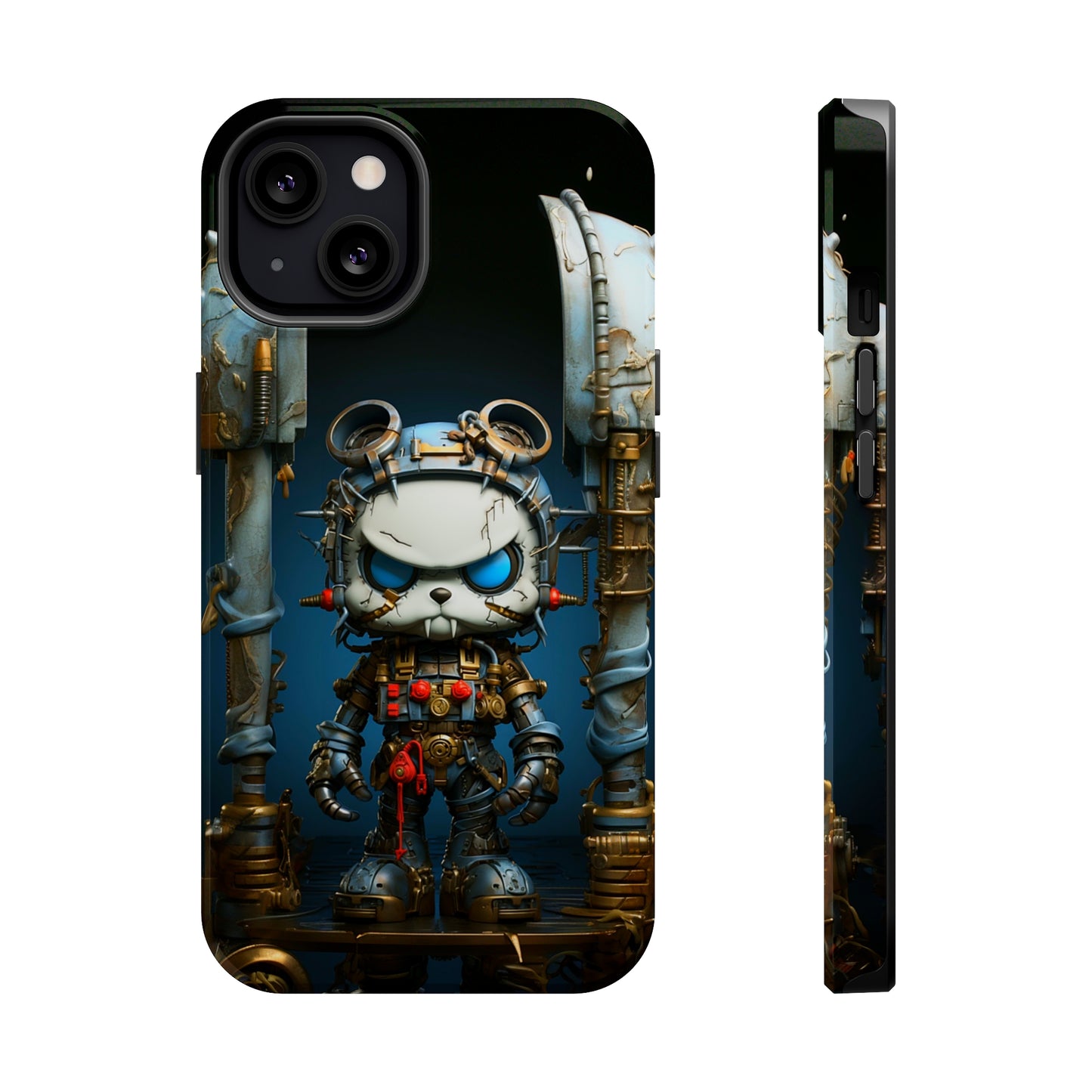 Steampunk Sentry (iPhone MagSafe Case)Steampunk Sentry MagSafe Durable Case: Style Meets Protection 📱✨
Upgrade your device with Rima Gallery's Steampunk Sentry MagSafe Durable Case. This case isn’t justRimaGallery