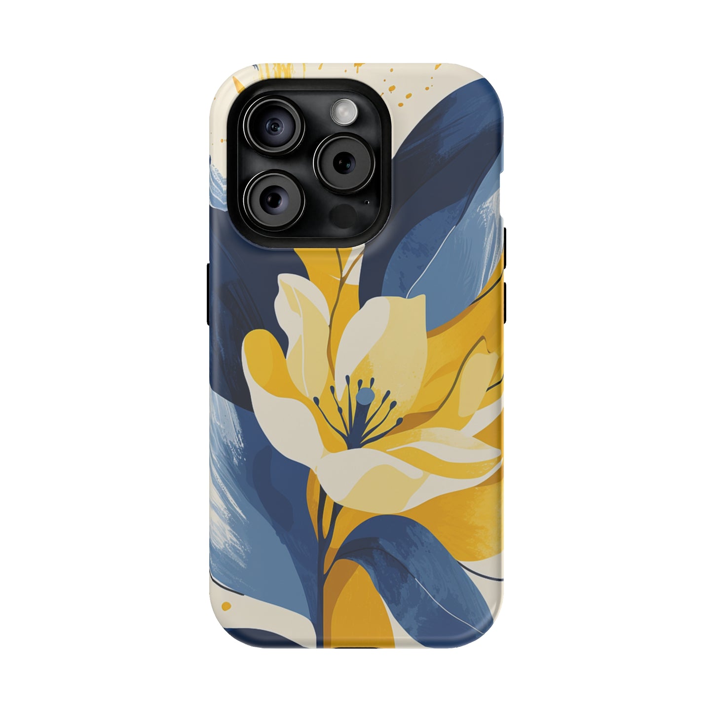 Indigo Spring (iPhone MagSafe Case)Upgrade your phone's safety and style with Rima Yellow Astronaut Robot Beauty MagSafe Case. Dual-layer protection meets stunning design. Shop now for seamless MagSafRimaGallery