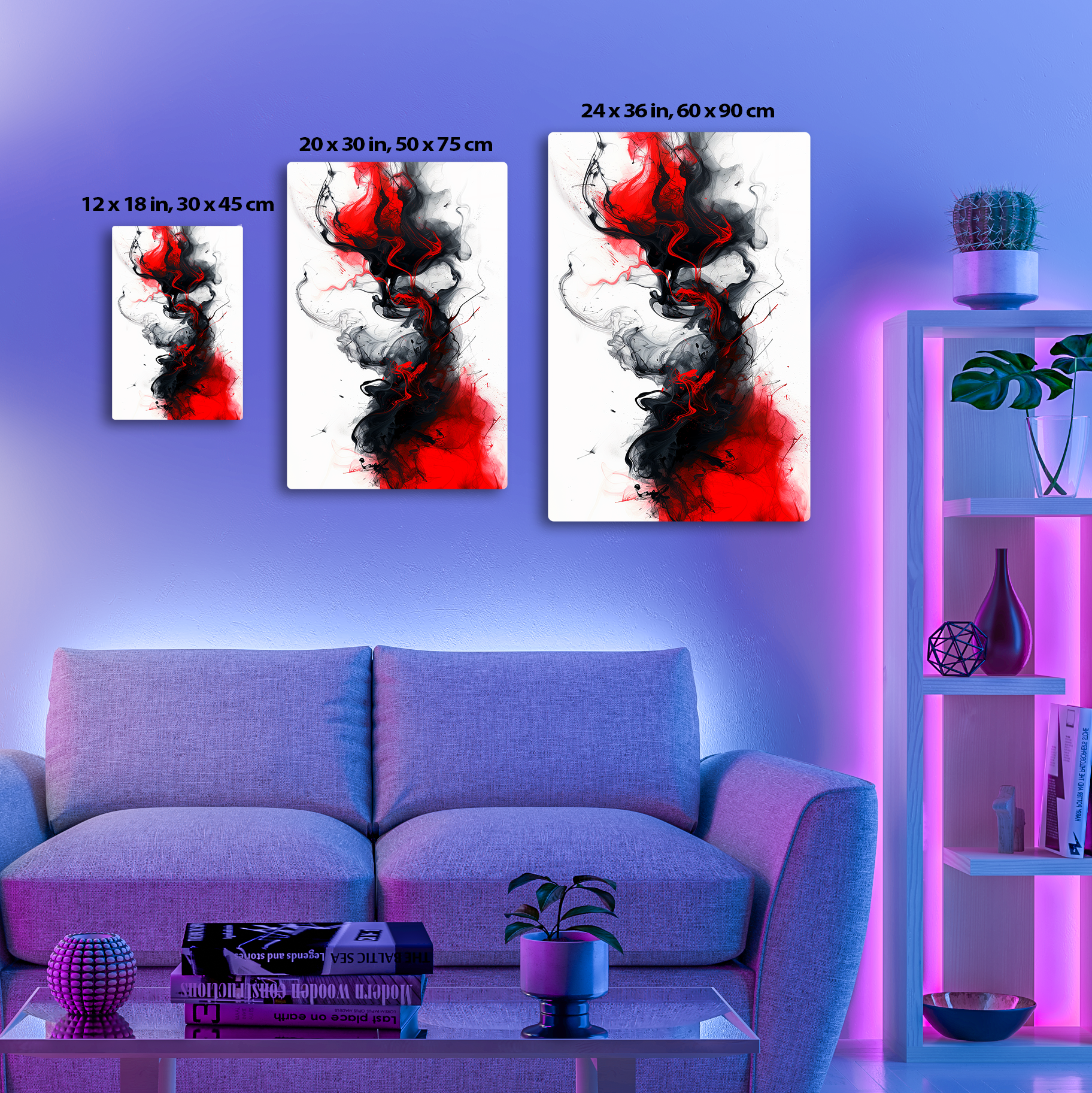 Scarlet Shadows (Acrylic)Elevate your space with our sophisticated Acrylic Prints, blending modern art with durability. Perfect for art lovers and design enthusiasts, our prints offer vibranRimaGallery
