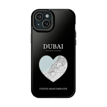 Dubai Heartbeat - Black (iPhone MagSafe Case)Elevate your iPhone's style with the Dubai Heartbeat Black MagSafe Case, offering robust protection, MagSafe compatibility, and a choice of matte or glossy finish. PRimaGallery