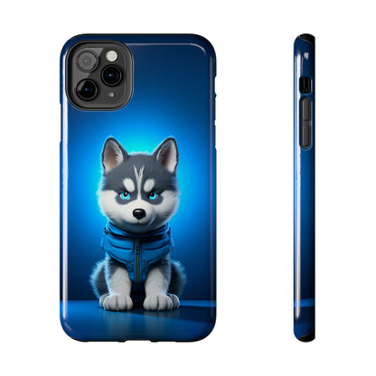 Blue Husky Charm (iPhone Case 11-15)Upgrade Your iPhone with RIMA's Tough Case: Combining sleek style and unmatched protection for iPhone 11-15 models. Durable, fashionable, and eco-friendly. Shop now RimaGallery