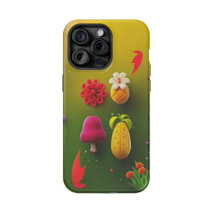 Whimsy Garden (iPhone MagSafe Case)Rima Gallery presents the exclusive Psychedelic Flow MagSafe Durable Case For iphone 13, 14, 15, Pro, Max. Upgrade to our iPhone 13-15 MagSafe Case: Dual-layer proteRimaGallery