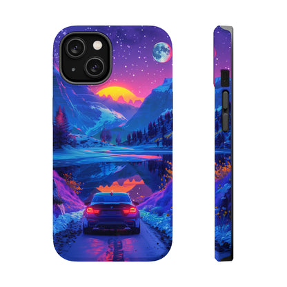 Celestial Drive (iPhone MagSafe Case)Celestial Drive Revolutionize your iPhone's look and feel with RIMA Tough Phone Case – ultimate protection meets elegant style for iPhone 11-15. Grab yours now! 🛡️?imaGallery