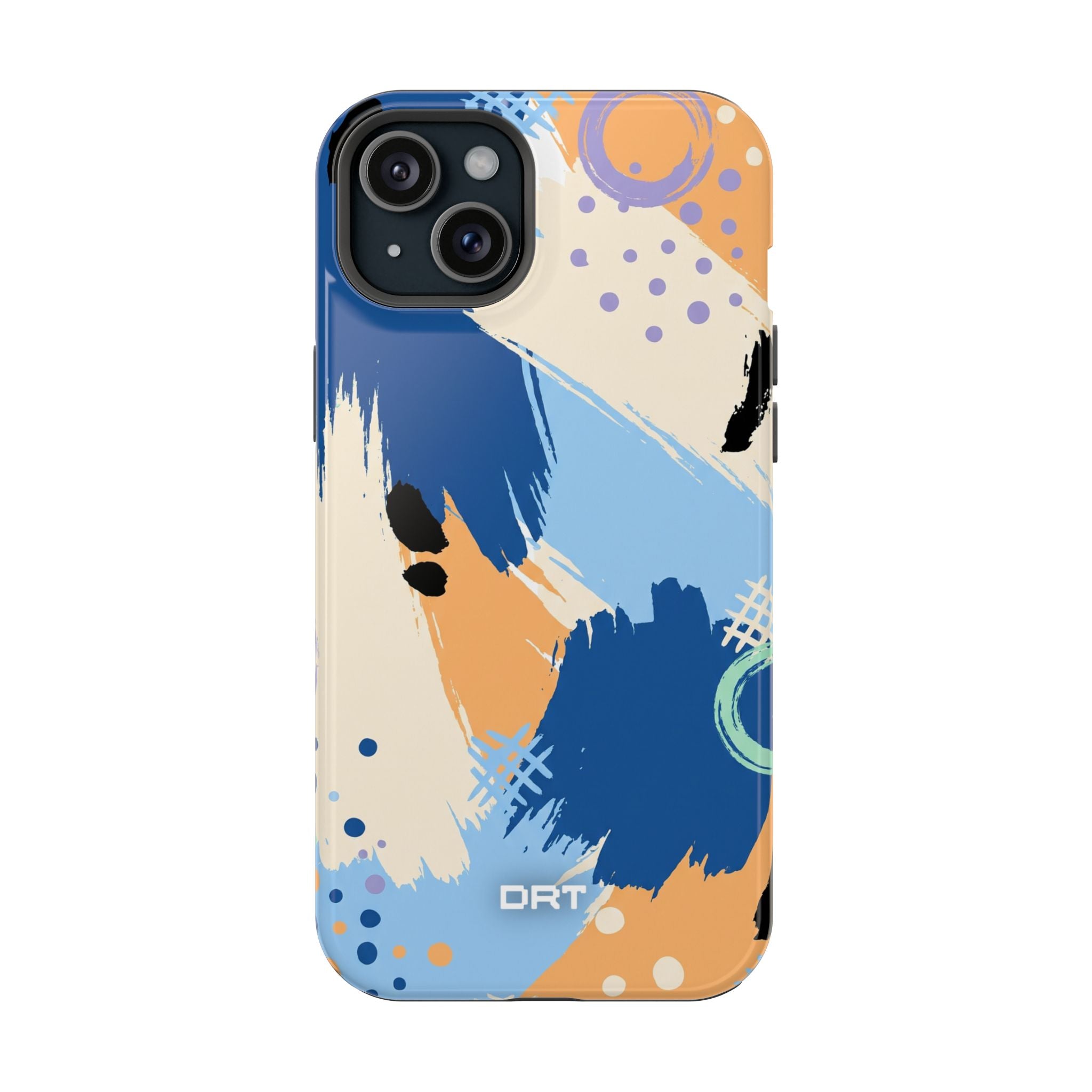Abstract Brushstroke Magnetic Impact-Resistant Phone Case