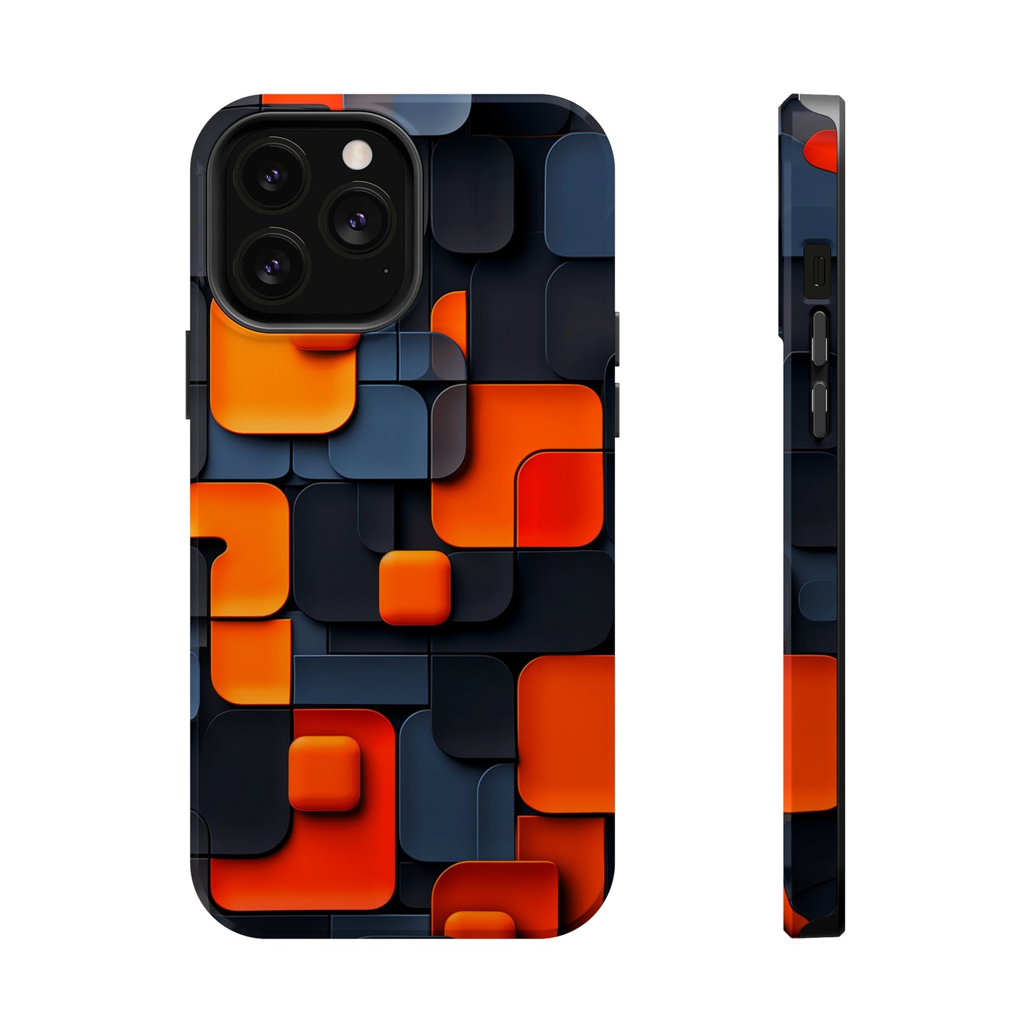 Tangerine Grid (iPhone MagSafe Case)Embrace sophistication with our MagSafe Case for iPhone 13-15: Sleek, durable, and MagSafe-ready for seamless style and unmatched protection.RimaGallery